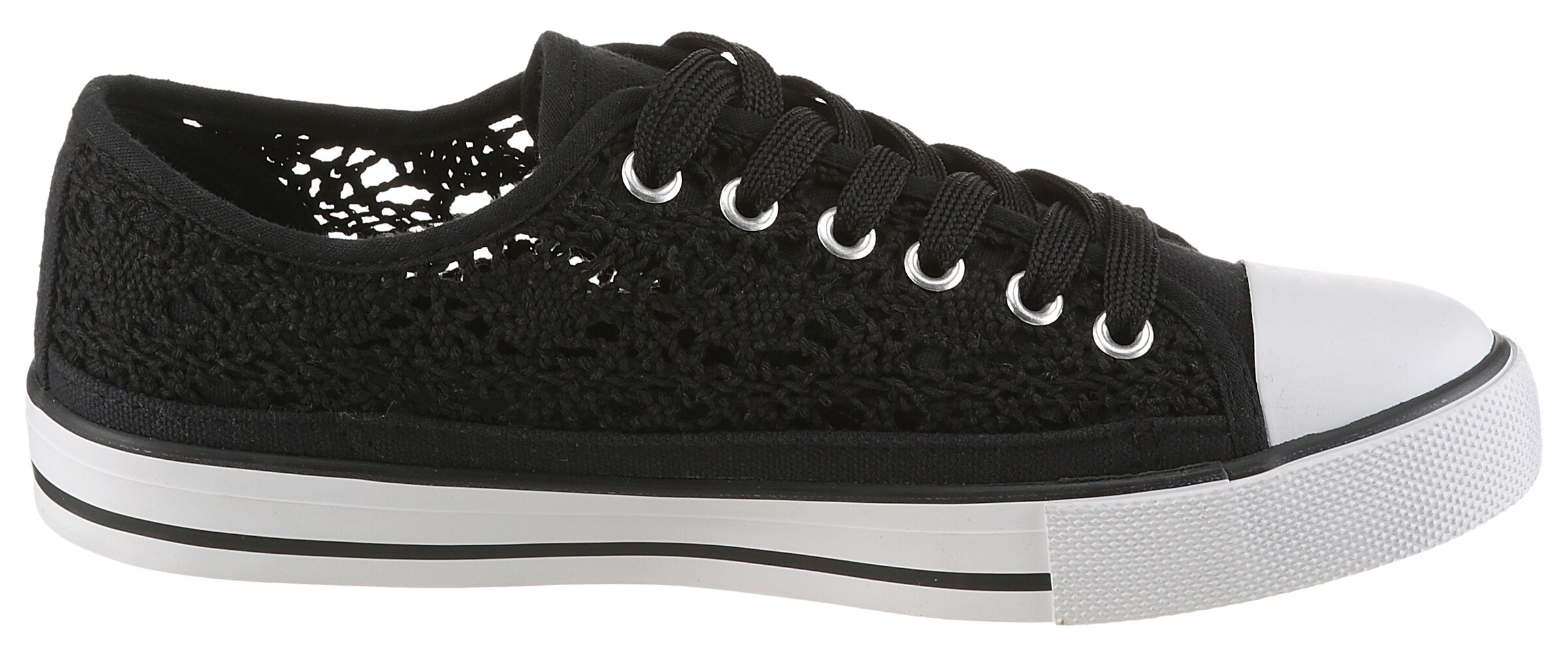 Aniston Sneaker in Schwarz