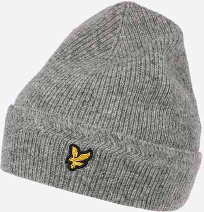 Lyle & Scott Bonnet 'Racked Rib' en gris clair, Vue avec produit