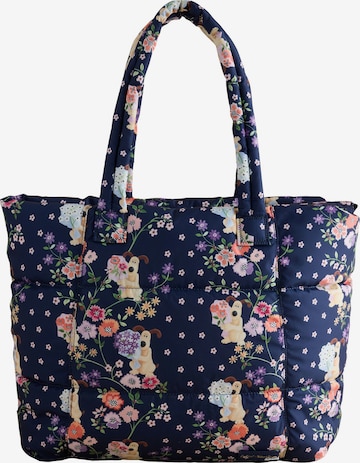 Shopper 'Wallace and Gromit' di Cath Kidston in blu: frontale