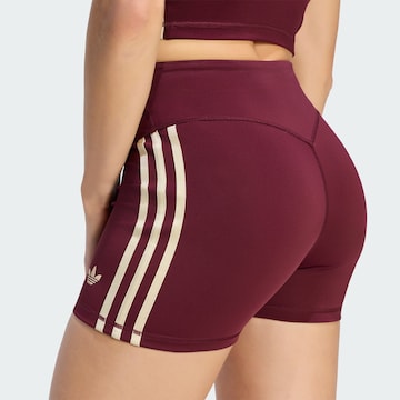 ADIDAS PERFORMANCE Skinny Sportbroek 'Sst' in Rood