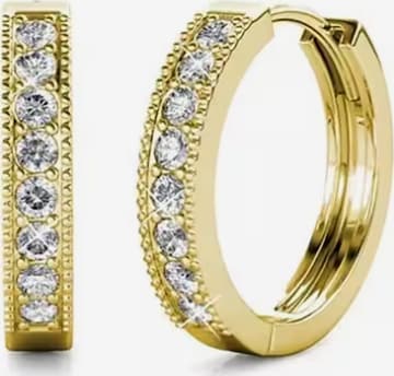 ROUGEMONT Jewellery Earrings 'Funkelnde' in Gold: front