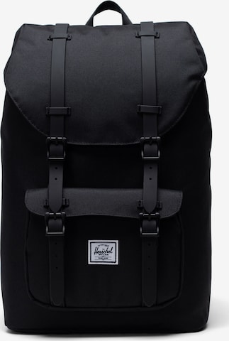 Herschel Backpack 'Little America' in Black: front