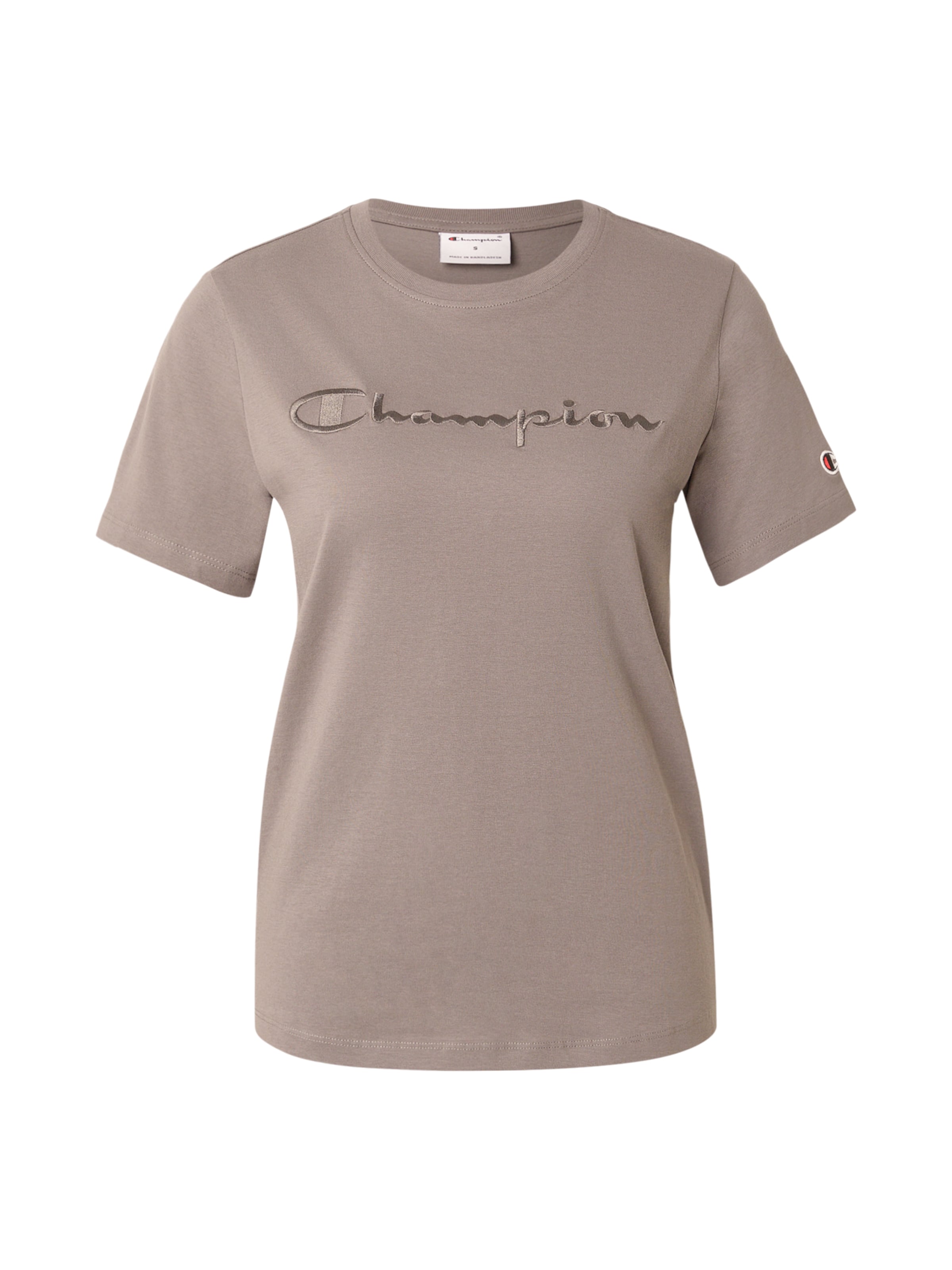 Champion Authentic Athletic Apparel Тениска в сиво: отпред