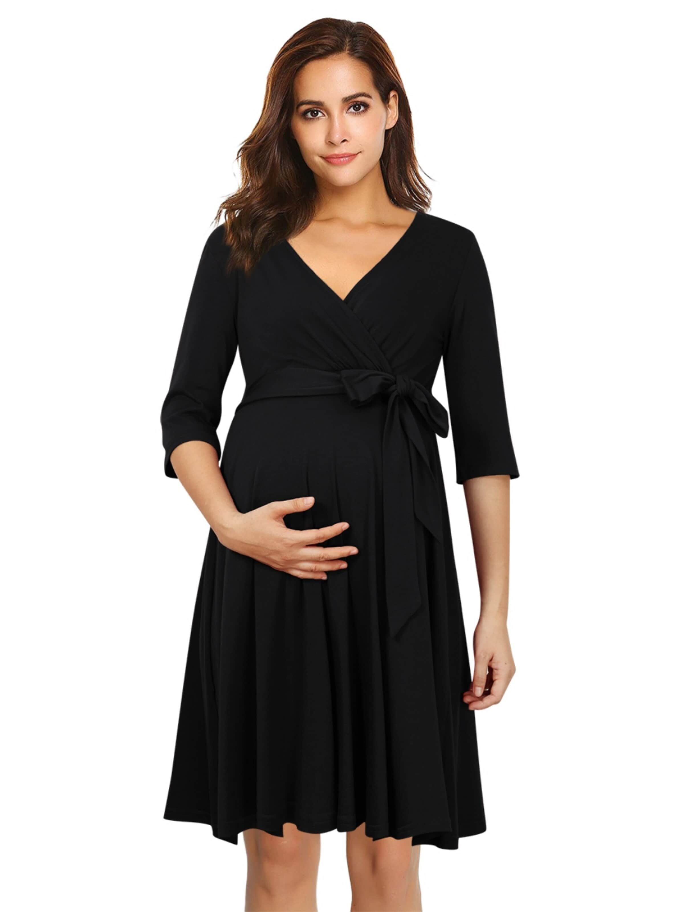 Yesfashion Jurk in Zwart: voorkant