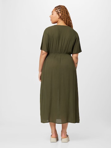 ABOUT YOU Curvy Dress 'Emmy' in Green