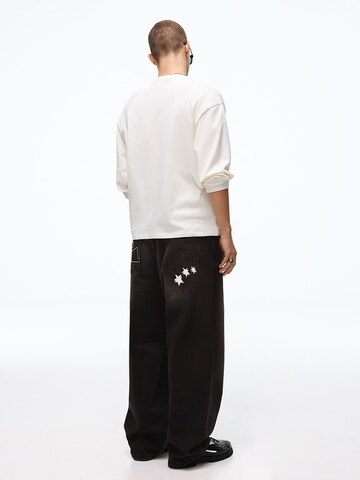 Bershka Baggy Дънки в черно