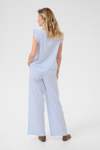 Loosefit Pantalon 'CRKatinka' Cream en bleu