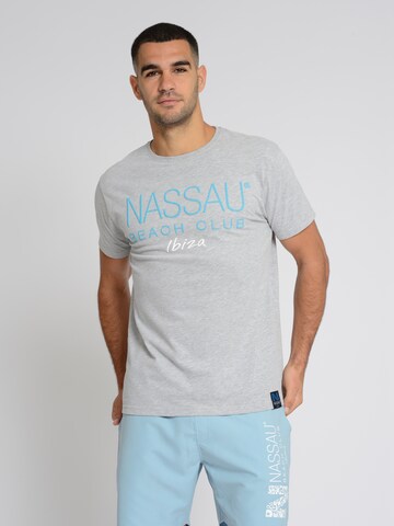 NASSAU Beach Club Shirt 'NB231040' in Grey: front