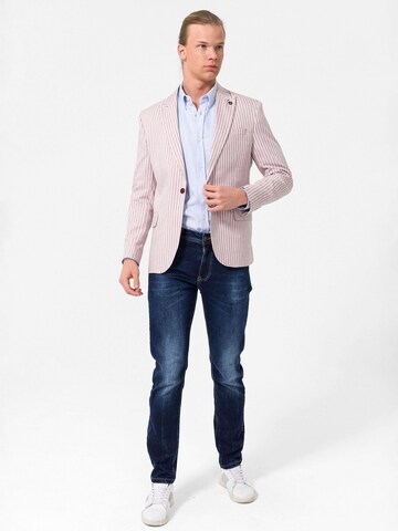 Regular fit Giacca da completo di Daniel Hills in rosso