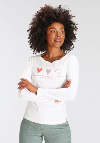 KangaROOS Shirt in Weiß: Vorderseite