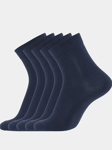 Copenhagen Bamboo Sokken in Blauw: voorkant