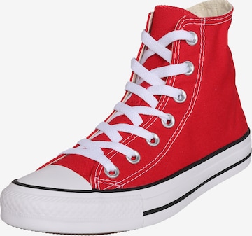 Baskets hautes CONVERSE en rouge : devant