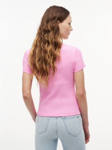 Tommy Jeans Póló - rózsaszín