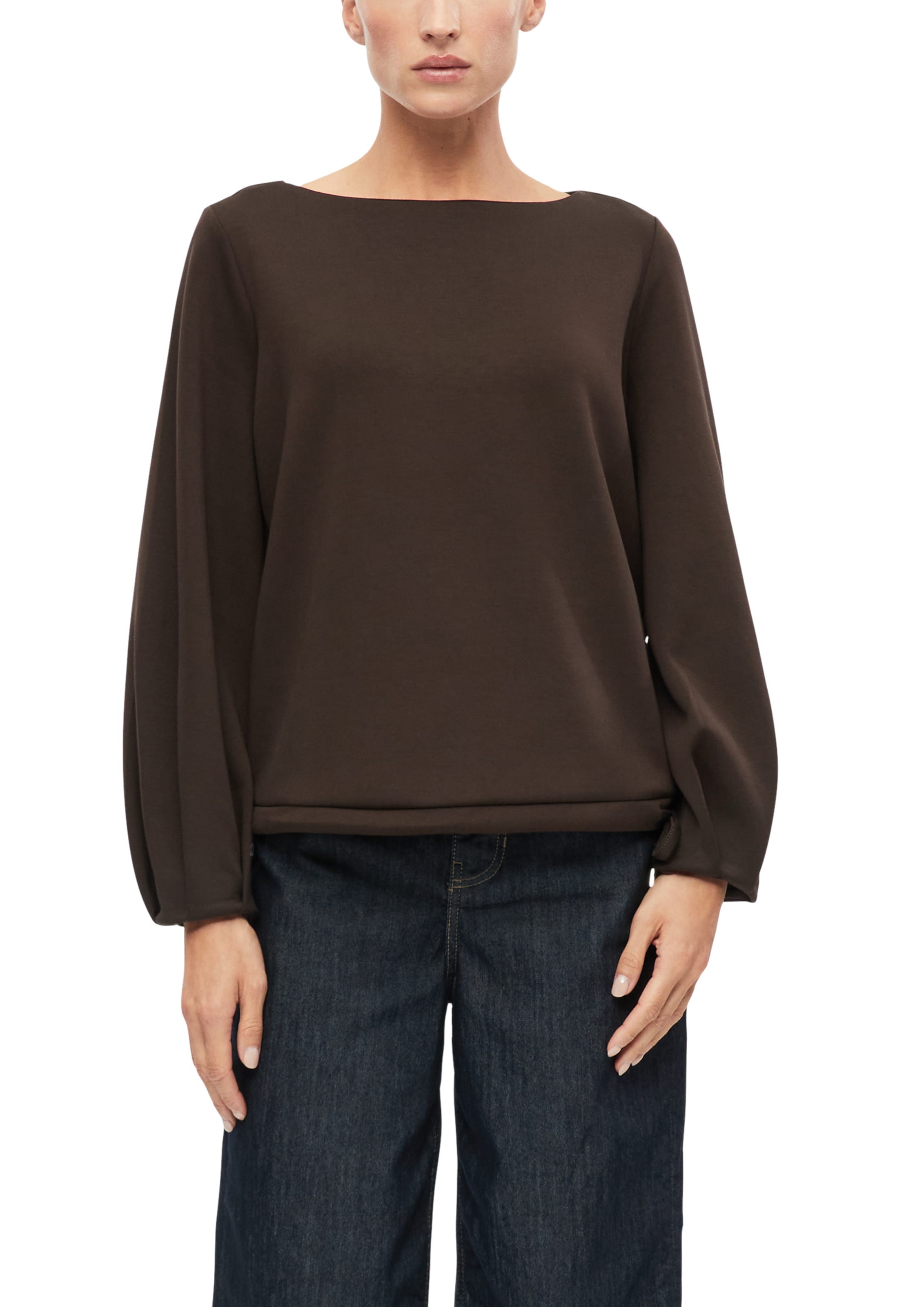 s.Oliver BLACK LABEL - Sudadera en marrón