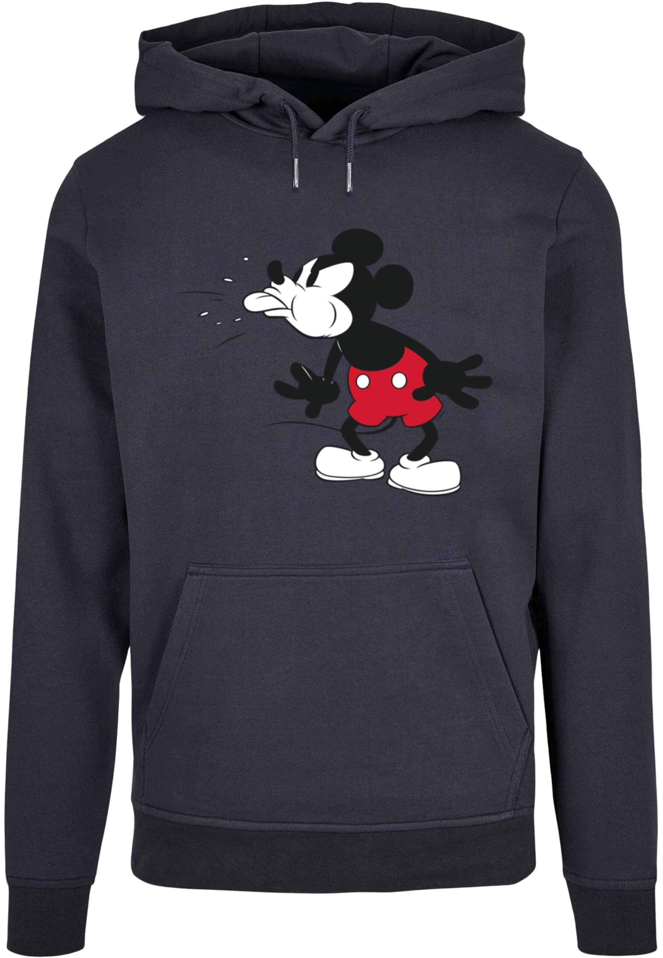 ABSOLUTE CULT Sweatshirt 'Mickey Mouse - Tongue' in Blue: front