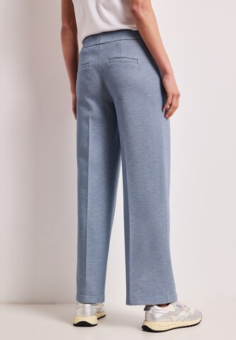 STREET ONE Wide Leg Hose in Blau