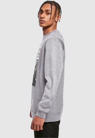Merchcode Sweatshirt 'APOH - Munch Lino' in Grey