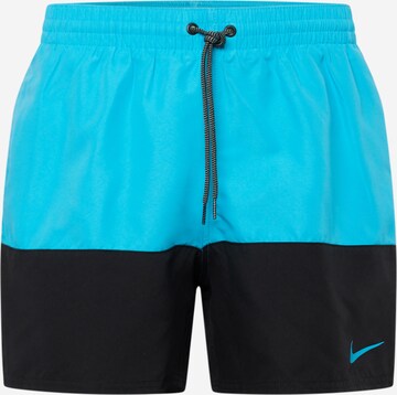 Maillot de bain de sport 'Split' Nike Swim en bleu : devant