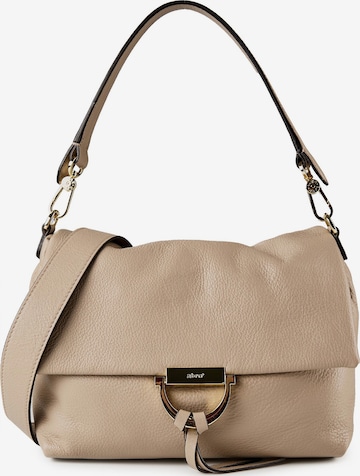 Borsa a spalla 'Temi' di ABRO in beige: frontale