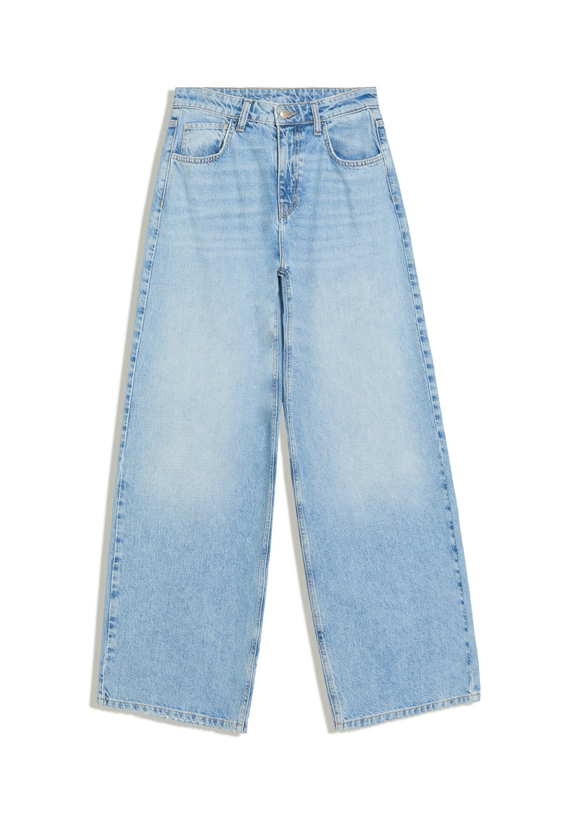 Jeans in 24-25 Bershka di colore blu denim, Visualizzazione prodotti