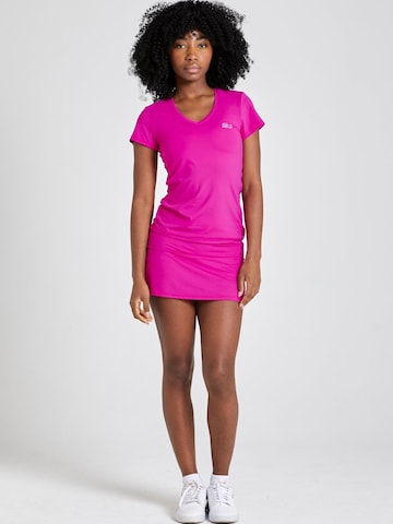 T-Shirt SPORTKIND en rose : devant
