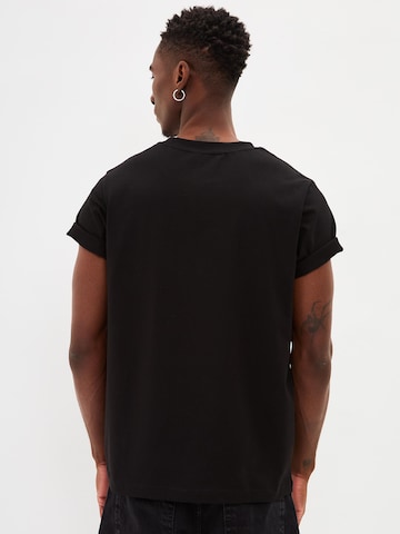 Maglietta 'Dandy Cat' di Cat e Lolette in nero