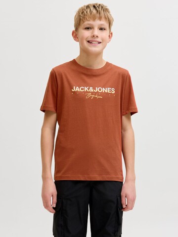 T-Shirt 'JORCanggu' Jack & Jones Junior en rouge : devant