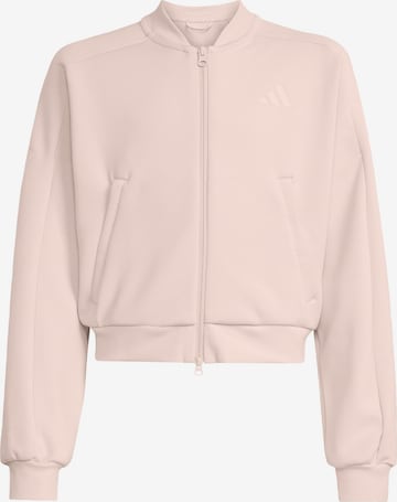 ADIDAS SPORTSWEAR Sports sweat jacket in Pink: front