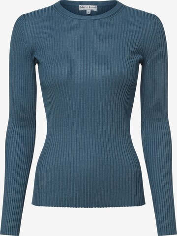 Pull-over Marie Lund en bleu : devant