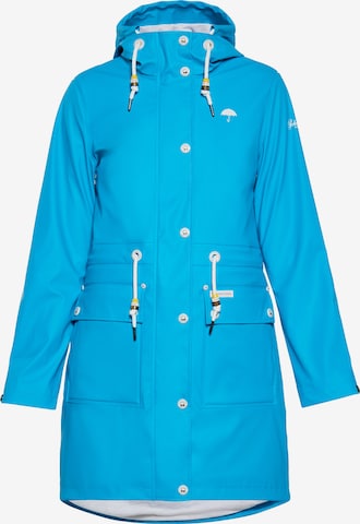 Schmuddelwedda Raincoat in Blue: front