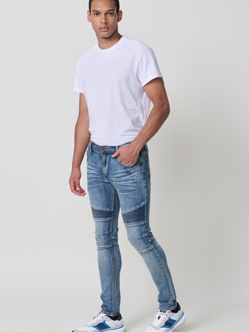 KOROSHI Skinny Jeans in Blauw