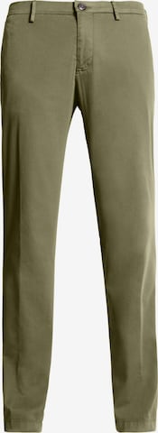 Boggi Milano Chino kalhoty – zelená: přední strana