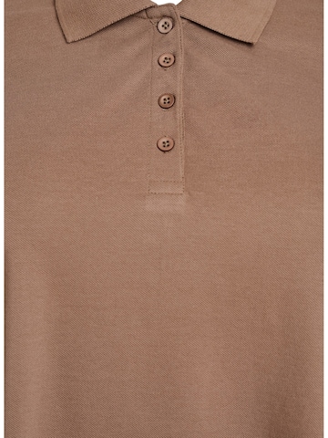 Zizzi Shirts 'Fllyn' i brun