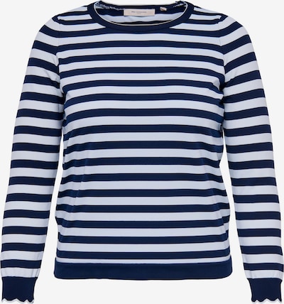 ONLY Carmakoma Sweater 'Kelci' in marine blue / White, Item view