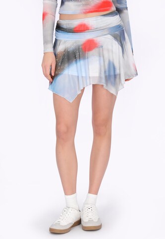 Jupe 'Young Fashion' MYMO en rouge : devant