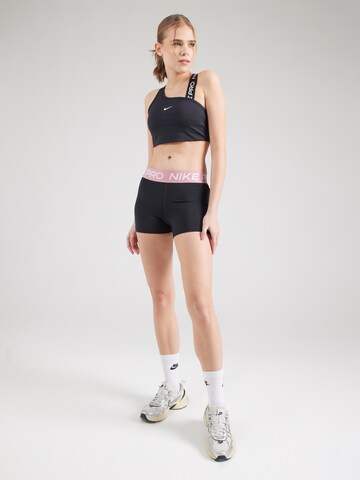 NIKE Skinny Spodnie sportowe 'Pro' w kolorze czarny