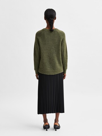 SELECTED FEMME Sweater 'Lulu' in Green