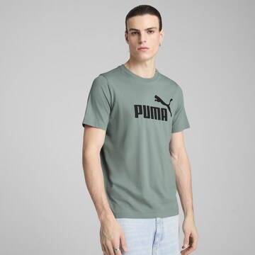T-Shirt fonctionnel 'Ess No. 1' PUMA en vert : devant