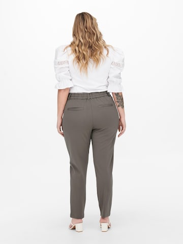 ONLY Carmakoma Regular Trousers 'Gold Trash' in Grey
