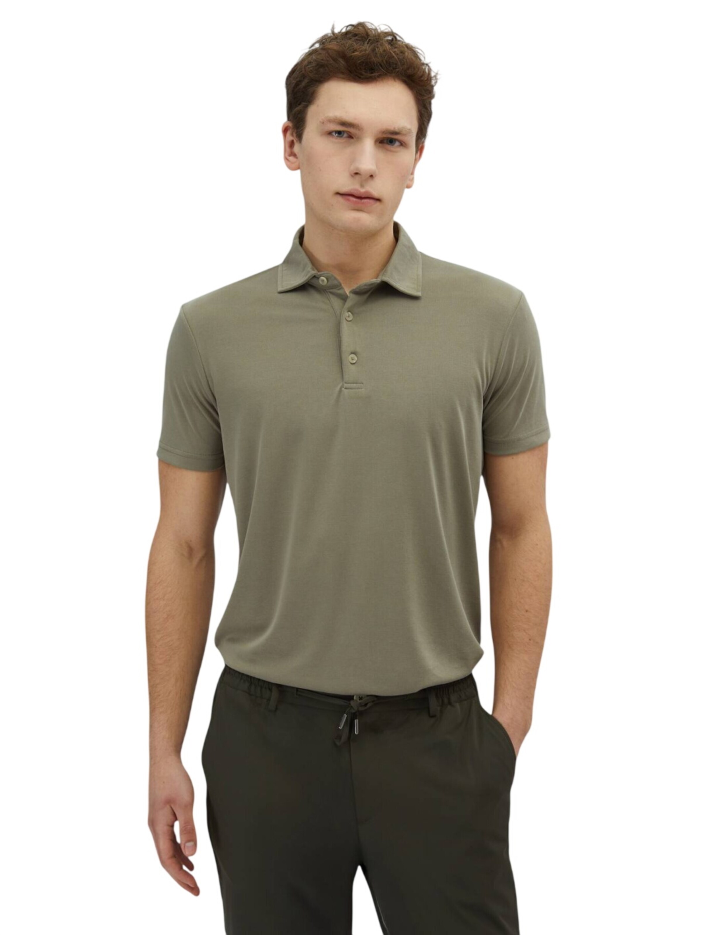 KİP Shirt in Groen: voorkant