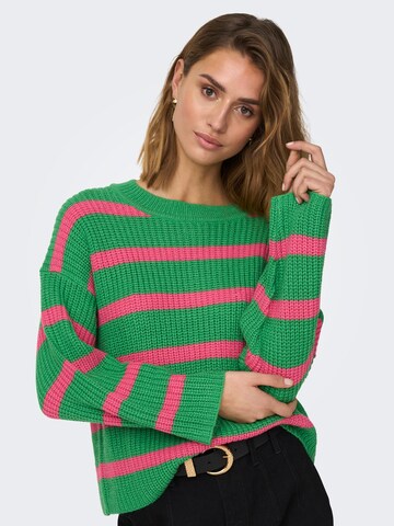 JDY Sweater 'JUSTY' in Green