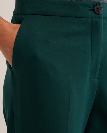 Coupe slim Pantalon chino WE Fashion en vert