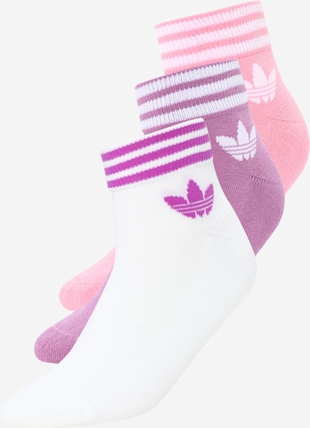 Calzino 'Island Club' di ADIDAS ORIGINALS in lilla: frontale