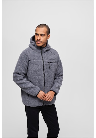 Brandit Fleece Jacket in Grey: front