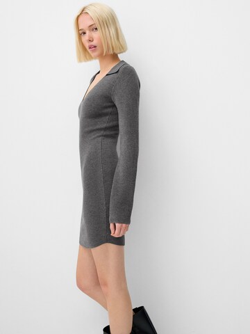 Bershka Knit dress in Grey