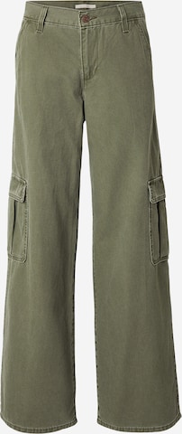LEVI'S ® Loosefit Gargohousut 'SUPERLOW LOOSE' värissä vihreä: etupuoli