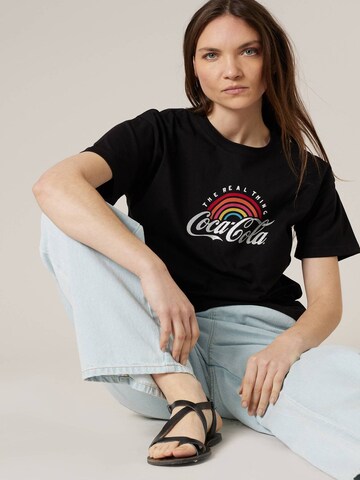 Deeluxe Shirt 'Rainbow' in Black: front