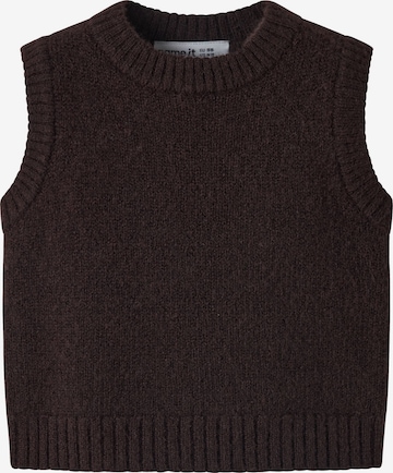 Gilet NAME IT en marron : devant