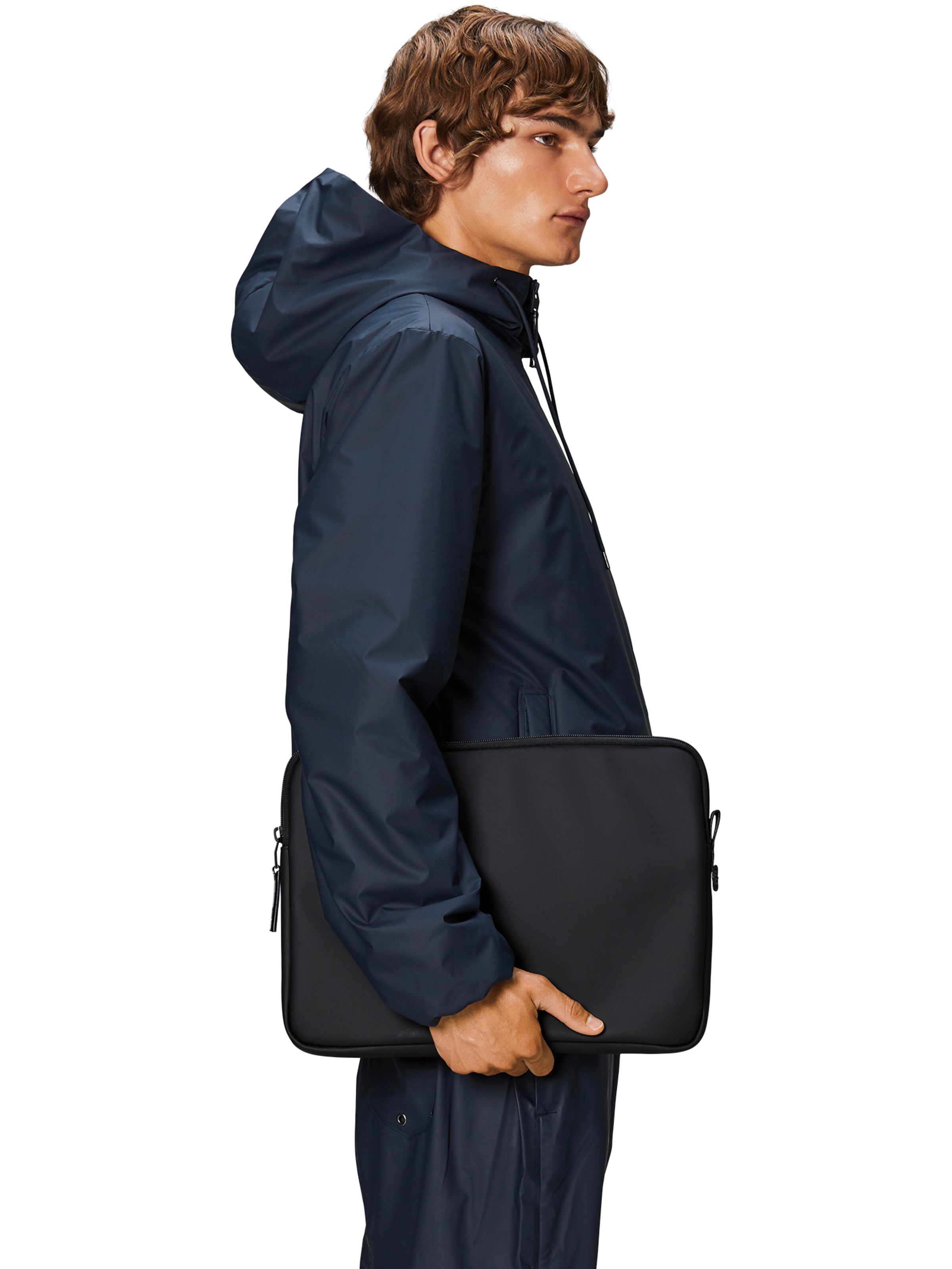 RAINS Laptoptáskák 'Trail 15"/16"' - fekete