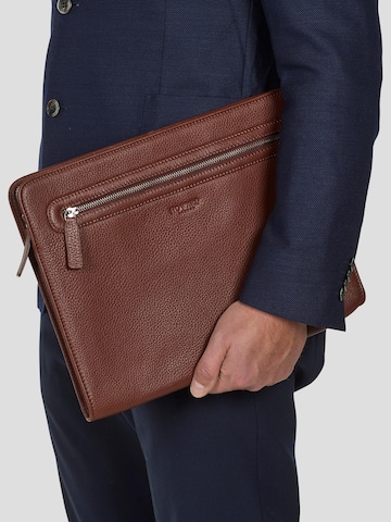 Sac d’ordinateur portable 'Laptop Sleeve Sam Brown' Howard London en marron : devant